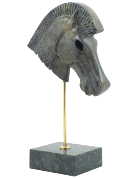 Cabeza de Caballo Griego en Bronce, Museo de la Acrópolis