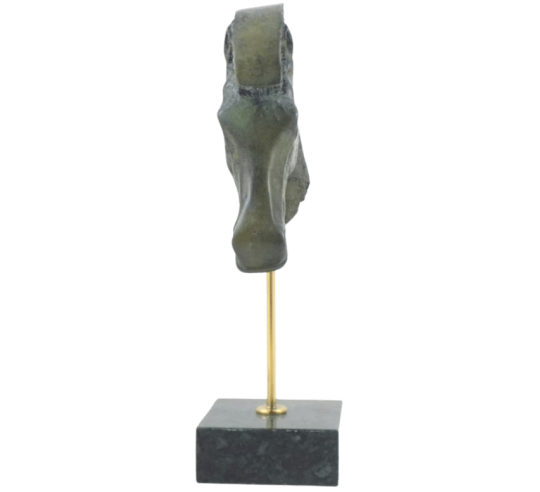 Bronze Greek Horse Head Sculpture, Acropolis...