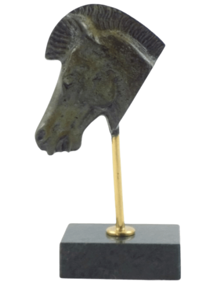 Cabeza de Caballo Griego en Bronce, Museo de la Acrópolis