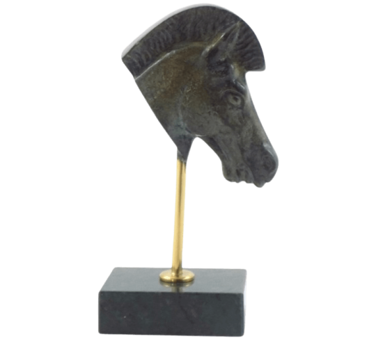 Cabeza de Caballo Griego en Bronce, Museo de la...
