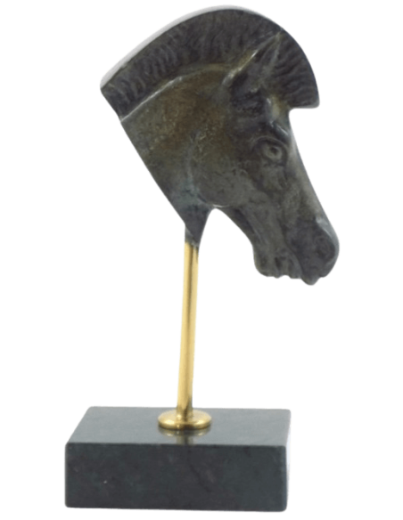Cabeza de Caballo Griego en Bronce, Museo de la Acrópolis