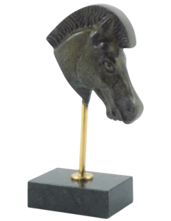 Cabeza de Caballo Griego en Bronce, Museo de la Acrópolis