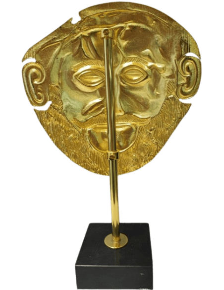 Máscara de Agamenón bañada en oro, Museo Arqueológico de Atenas