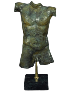 Torso en bronce de Eros, el dios del amor
