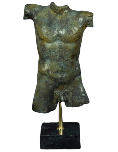 Torso en bronce de Eros, el dios del amor