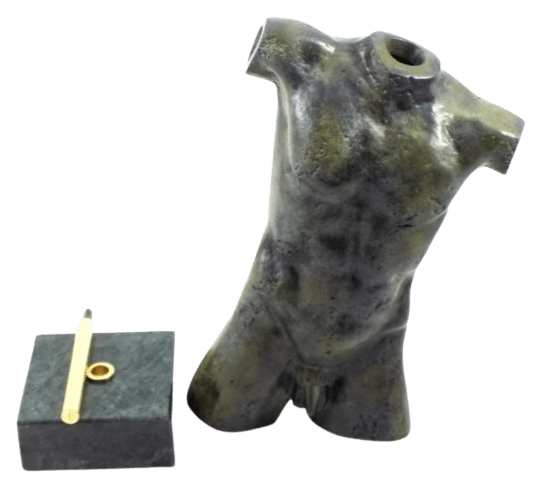 Torso en bronce de Eros, el dios del amor