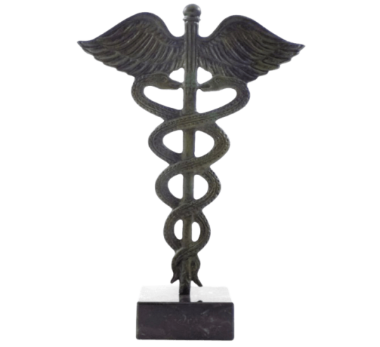 Caduceus or Bronze Kerykeion of Hermes,...