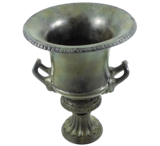 Crátera de cáliz griego de bronce, Túmulo de...