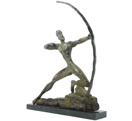 Bronze sculpture of Hercules archer killing the...