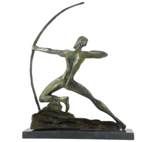 Bronze sculpture of Hercules archer killing the...