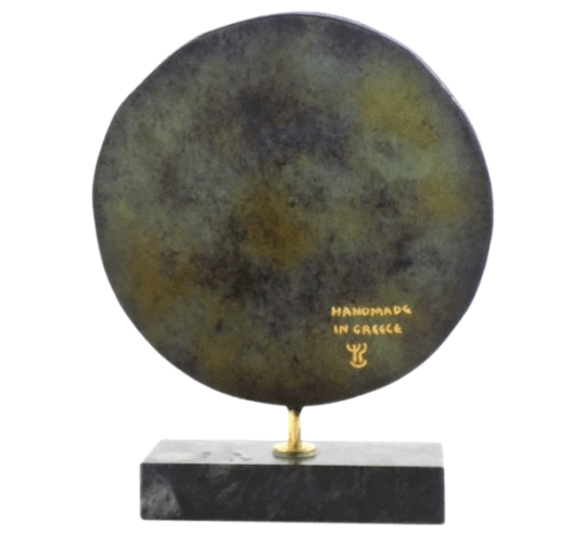 Bronze mirror, portrait of Alexander the Great...