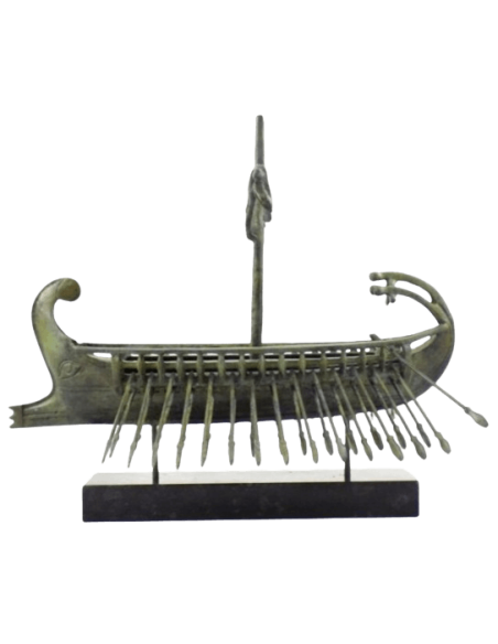 Bronze Sculpture of Ancient Athenian Trireme