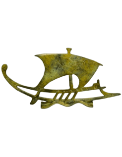 Stylized bronze sculpture of Argo, Jason's trireme during...