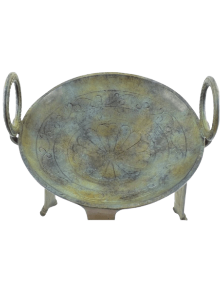 Trépied sacrificiel grec en bronze pour la délivrance des oracles et cérémonies rituelles antiques