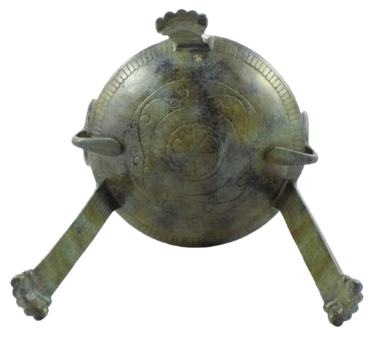 Greek sacrificial bronze tripod for delivering...