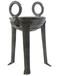 Greek sacrificial bronze tripod for delivering oracles...