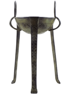 of Greek sacrificial bronze tripod for delivering oracles...
