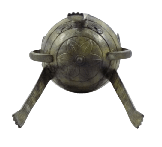 Trípode sacrificial griego de bronce para la...