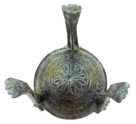 Greek sacrificial bronze tripod for delivering...