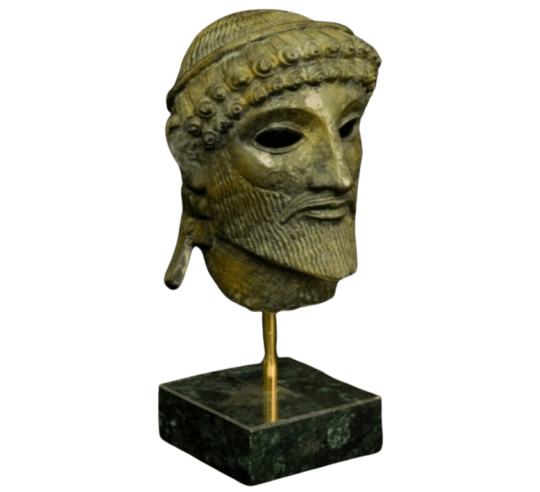 Buste en bronze de Zeus d'Olympie, Musée national archéologique d'Athènes