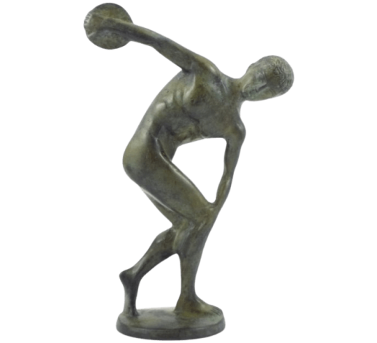 Estatua en bronce del Discóbolo según Myron de...
