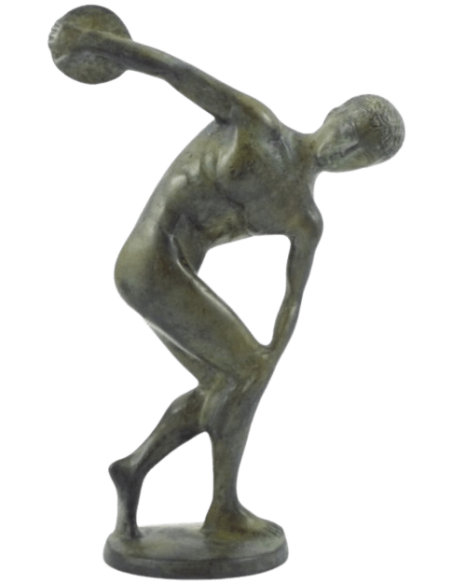 Estatua en bronce del Discóbolo según Myron de Eleuteras