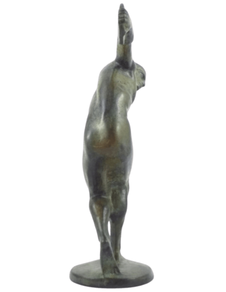 Statue en Bronze du Discobole d'après Myron d'Eleutherae