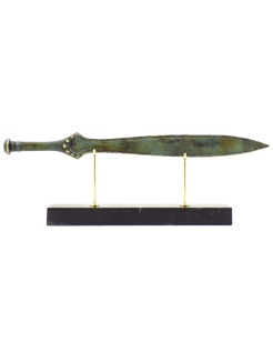 Espada corta o xifos de bronce del hoplita griego