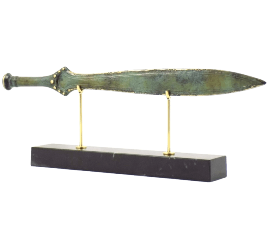 Épée Courte ou Xiphos en Bronze de Hoplite Grec