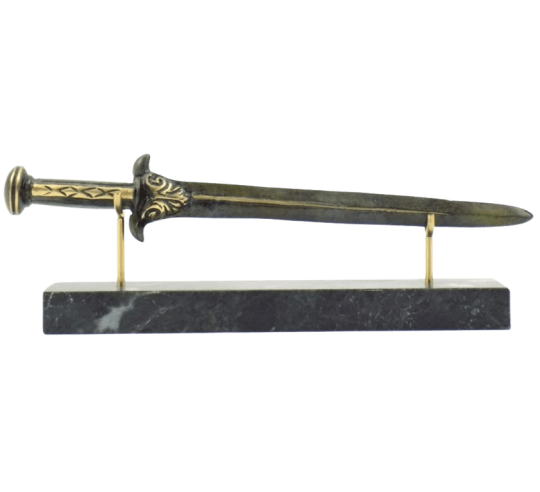 Short Bronze Sword or Xiphos of the Spartan Warrior