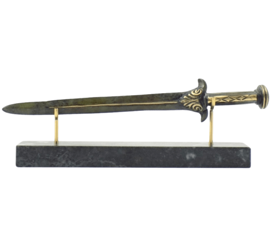 Épée Courte en Bronze ou Xiphos de Guerrier...