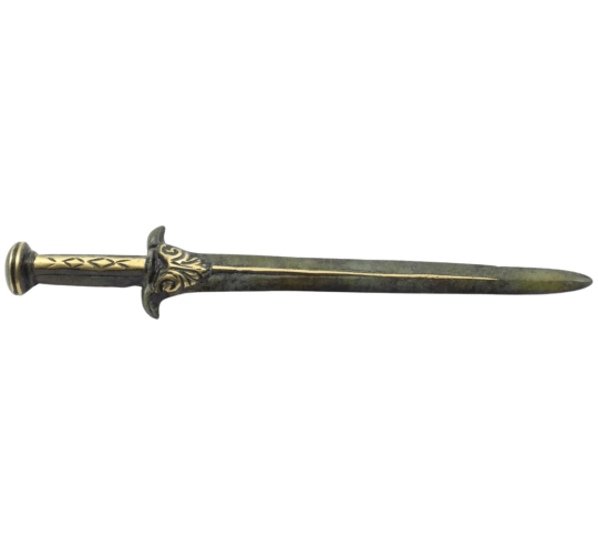 Épée Courte en Bronze ou Xiphos de Guerrier...