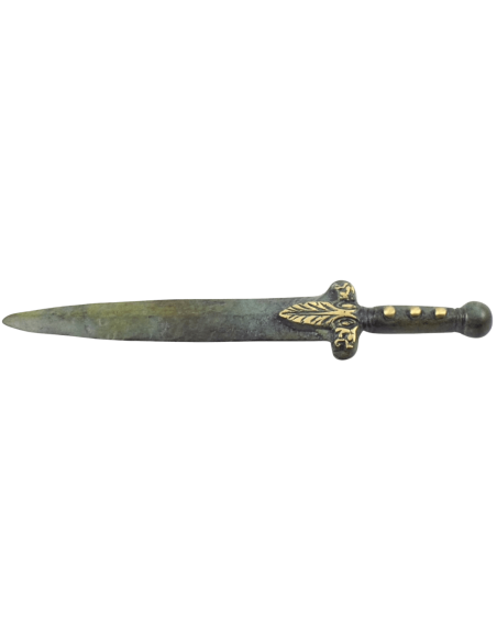 Bronze Short Sword or Spartan Warrior Xiphos, Laurel Leaf Motifs