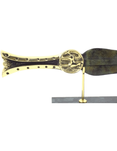Épée courte en bronze ou Xiphos de Paris, Prince troyen, Amant d'Hélène de Troie et fils de Priam et Hécube