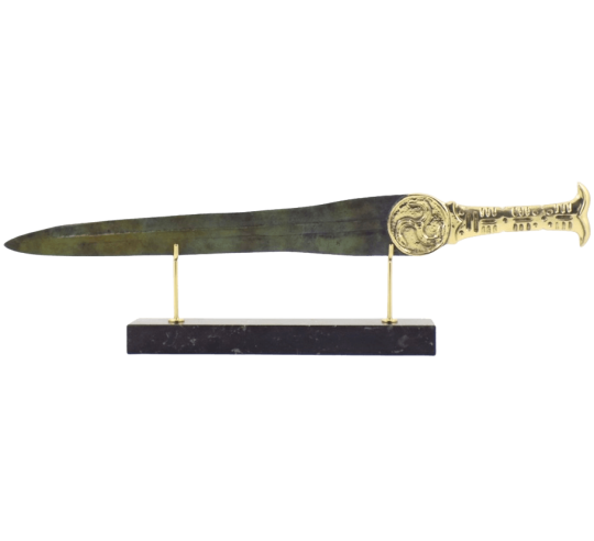 Épée Courte en Bronze ou Xiphos de Persée fils...