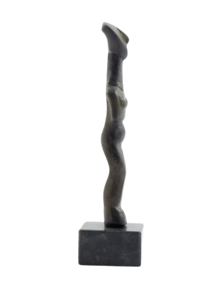 Statuette d'idole féminine en bronze type de Spédos, Art Cycladique Ancien II, Culture de Kéros