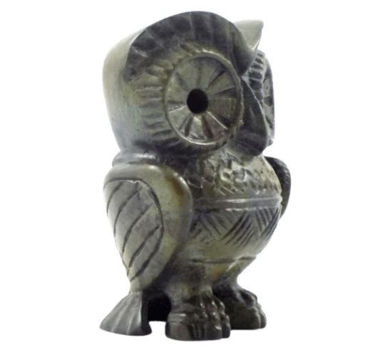 Statuette de Chouette en Bronze, Symbole...