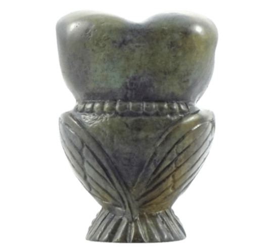 Statuette de Chouette en Bronze, Symbole...