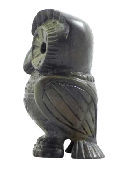Statuette de Chouette en Bronze, Symbole d'Athéna, déesse de la sagesse, de la stratégie militaire et des arts
