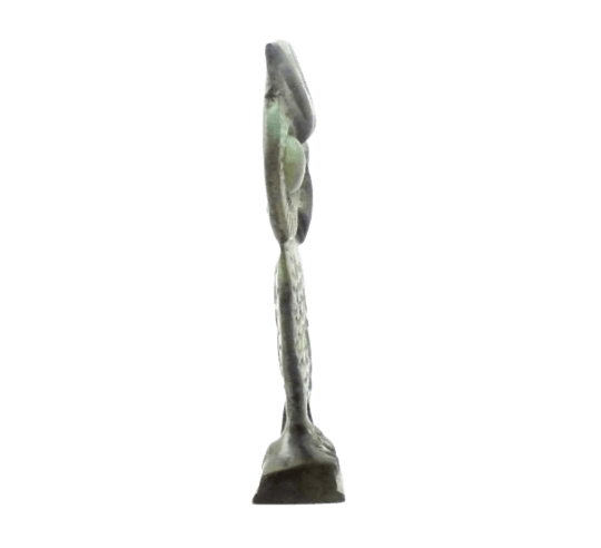 Estatuilla de búho en bronce, símbolo de...