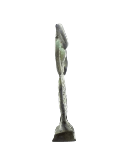 Estatuilla de búho en bronce, símbolo de Atenea, diosa de la sabiduría, la estrategia militar y las artes