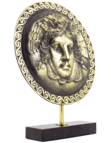 Bronze Shield adorned with the face of Medusa, Symbol of Protection against Enemies and Evil