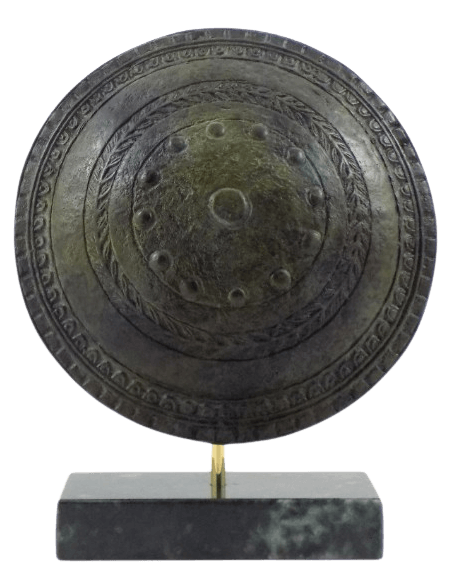 Bouclier en Bronze Spartiate, légende de la Grèce Antique