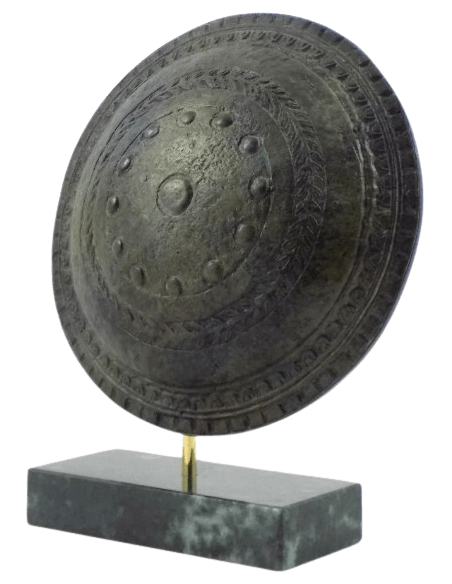 Bouclier en Bronze Spartiate, légende de la Grèce Antique