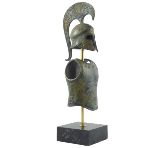 Armure de guerrier hoplite spartiate, panoplie...