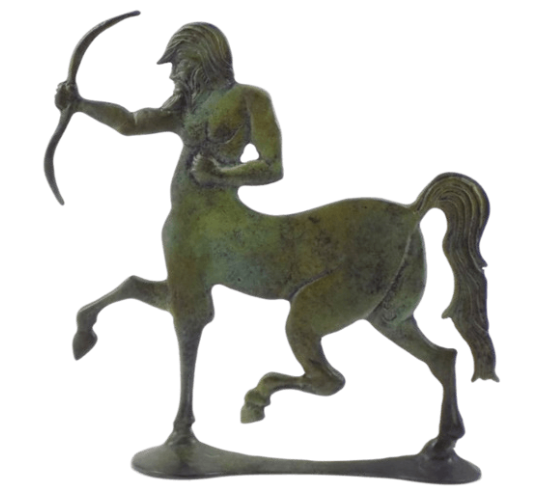 Statuette de Centaure grec en Bronze de style...