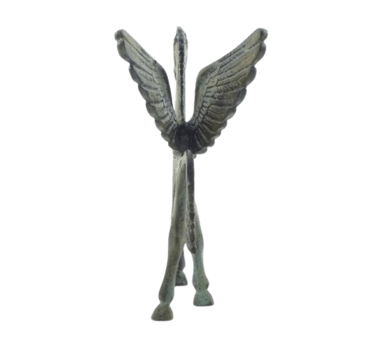 Greek bronze statuette of Pegasus, in ancient...