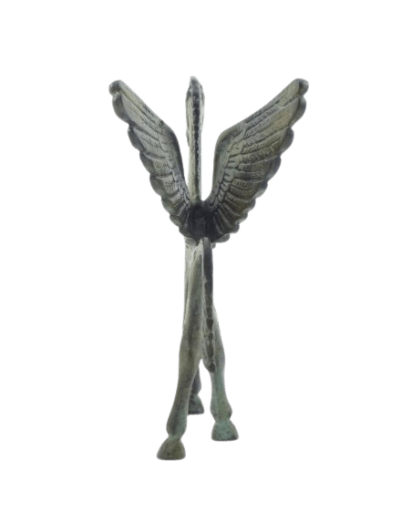Estatuilla de Pegaso griego en bronce, de estilo geométrico antiguo, del siglo VIII a.C