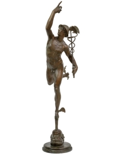 Estatua de Bronce a Tamaño Humano - Reproducción de...