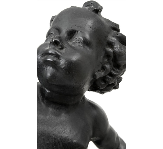 Estatua en Bronce: Putto Listo para Despegar